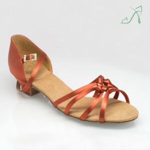 Ray Rose – 520 Dawn | Dark Tan Satin